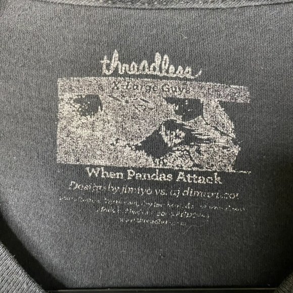 Vintage Threadless shirt - When Pandas Attack - by the110 - first run of shirt - Picture 3 of 3